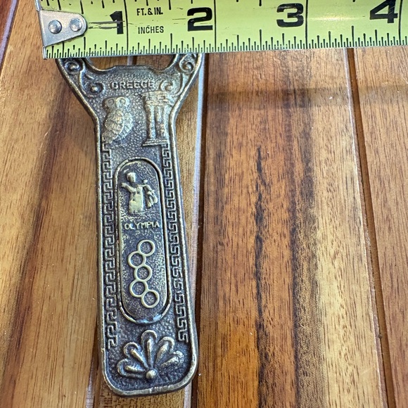 Vintage Metal Key-Shaped Designed Bottle Opener made in Greece - Picture 5 of 5